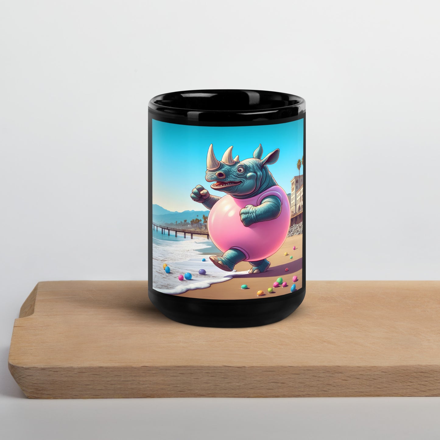 Black Glossy Mug
