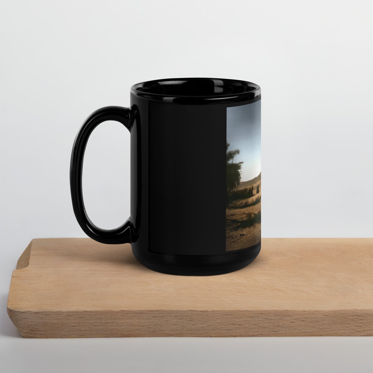 Black Glossy Mug