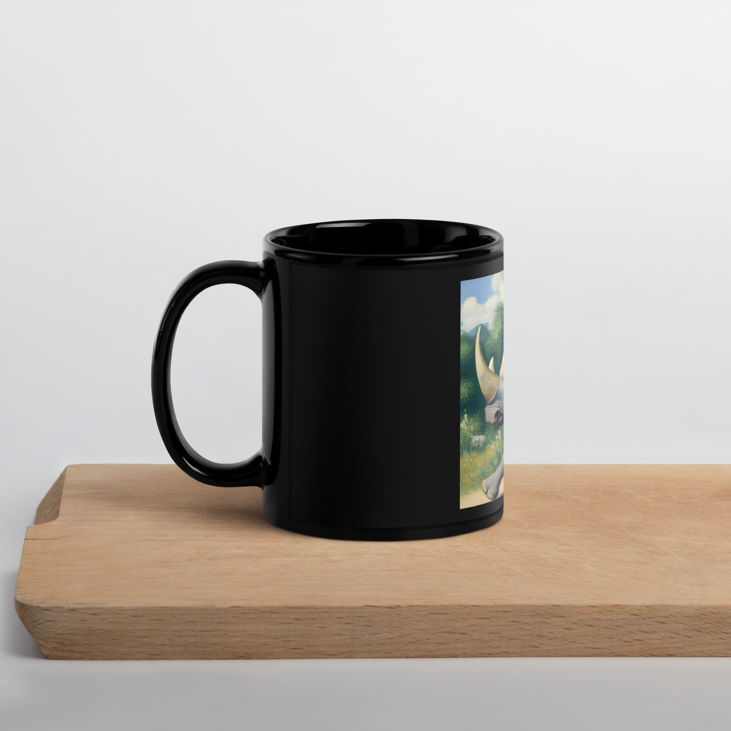 Black Glossy Mug