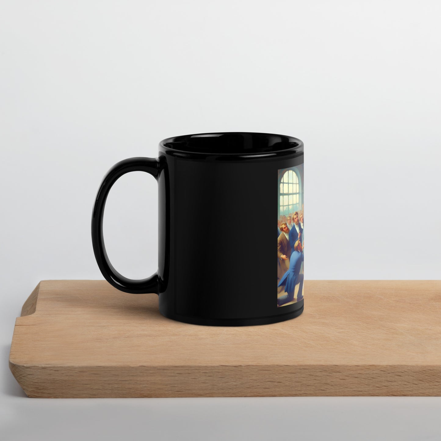 Black Glossy Mug