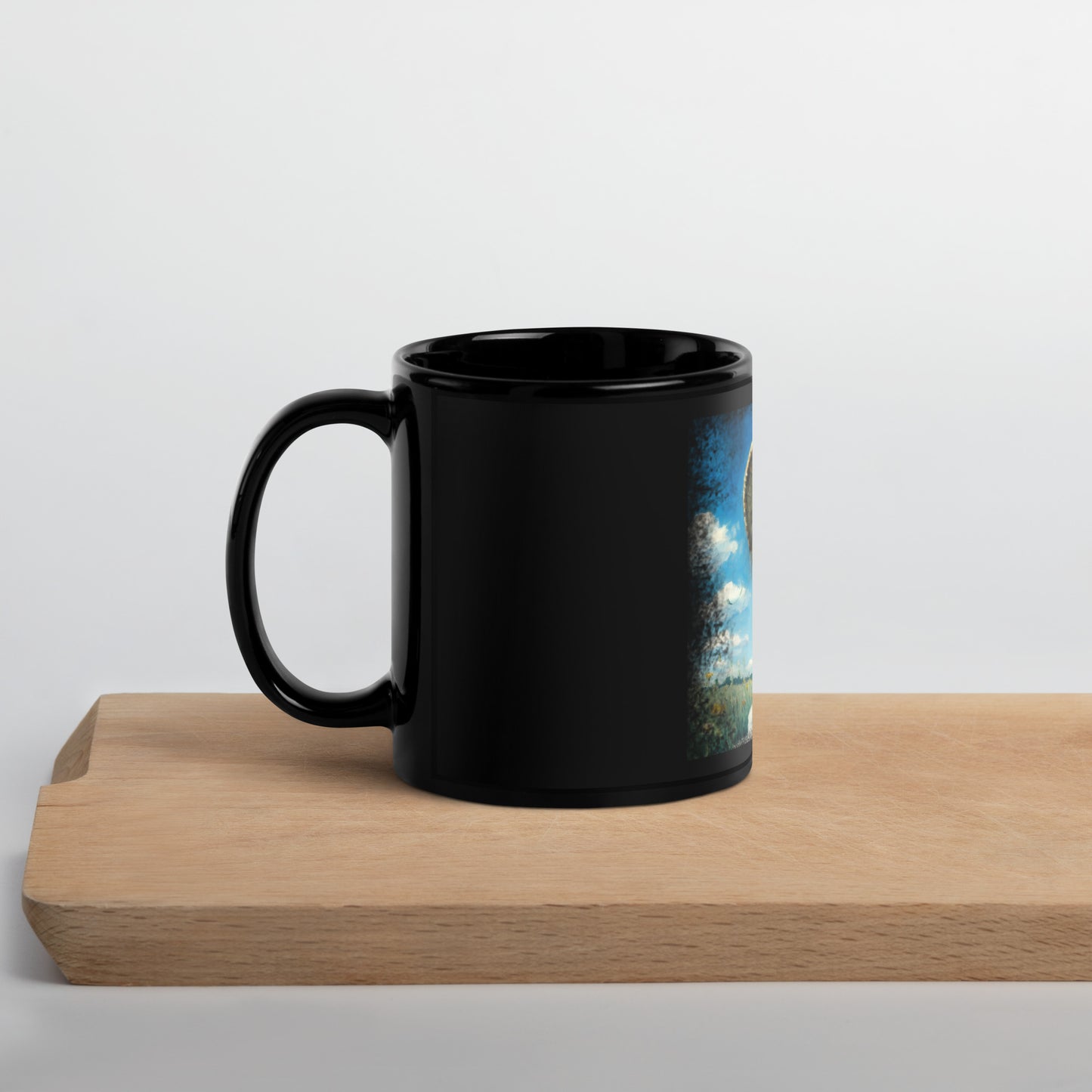 Black Glossy Mug