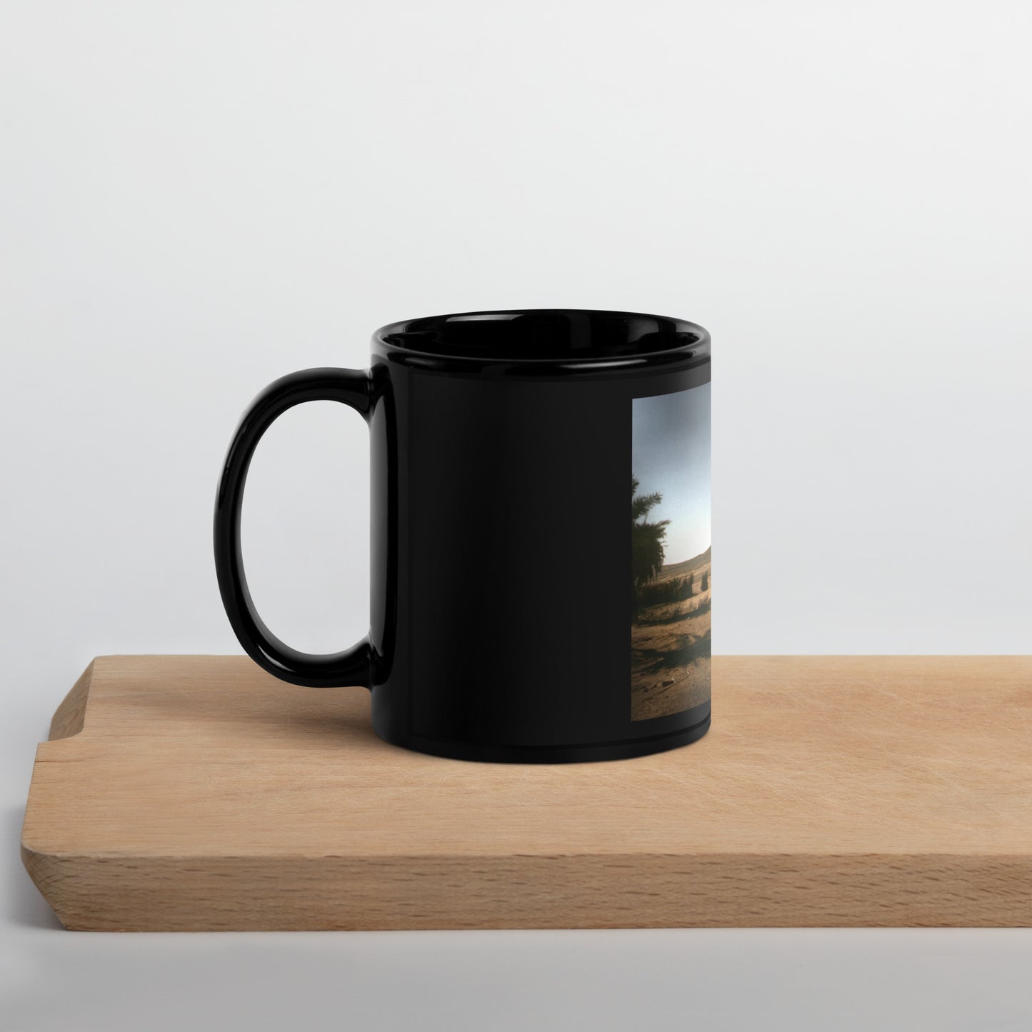 Black Glossy Mug