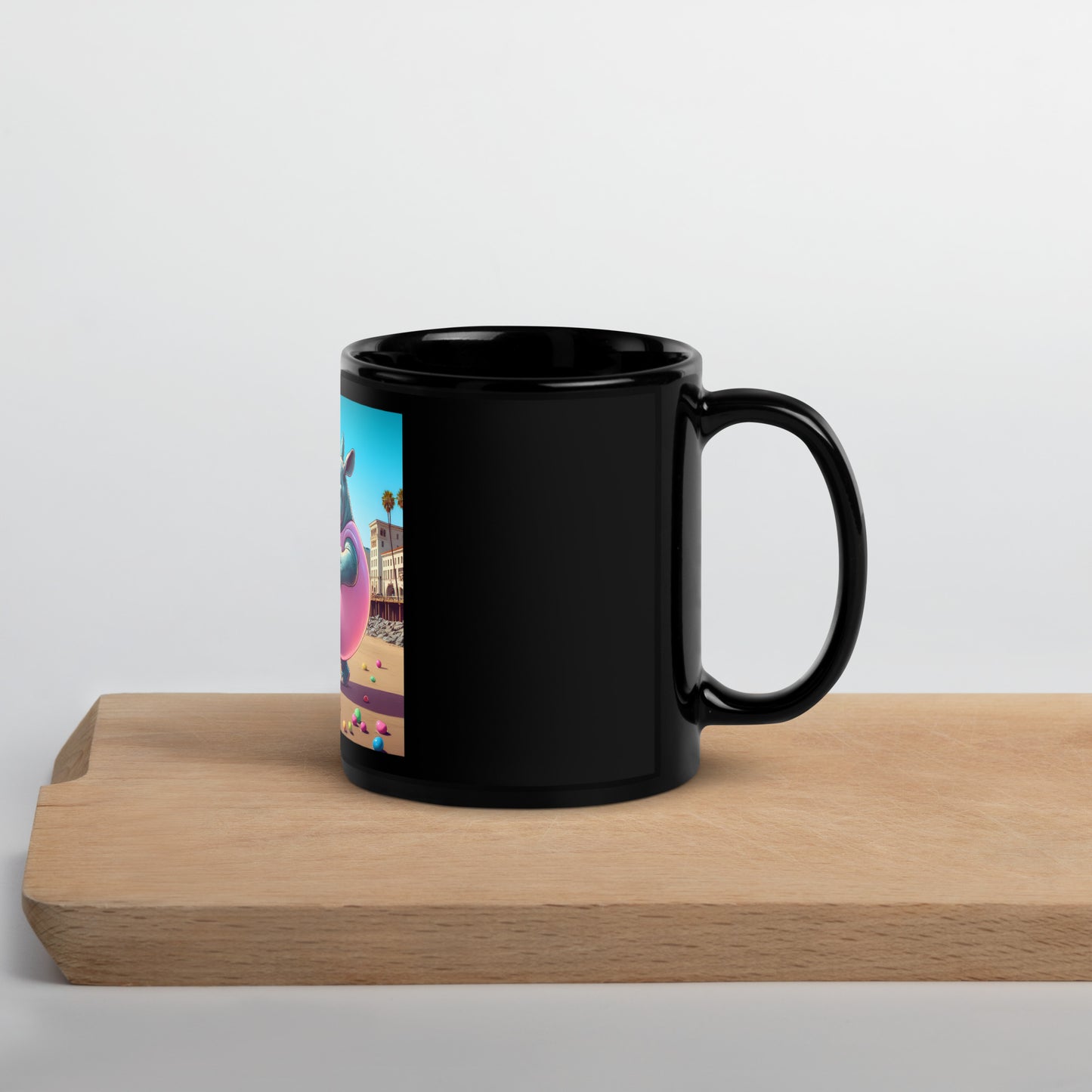 Black Glossy Mug