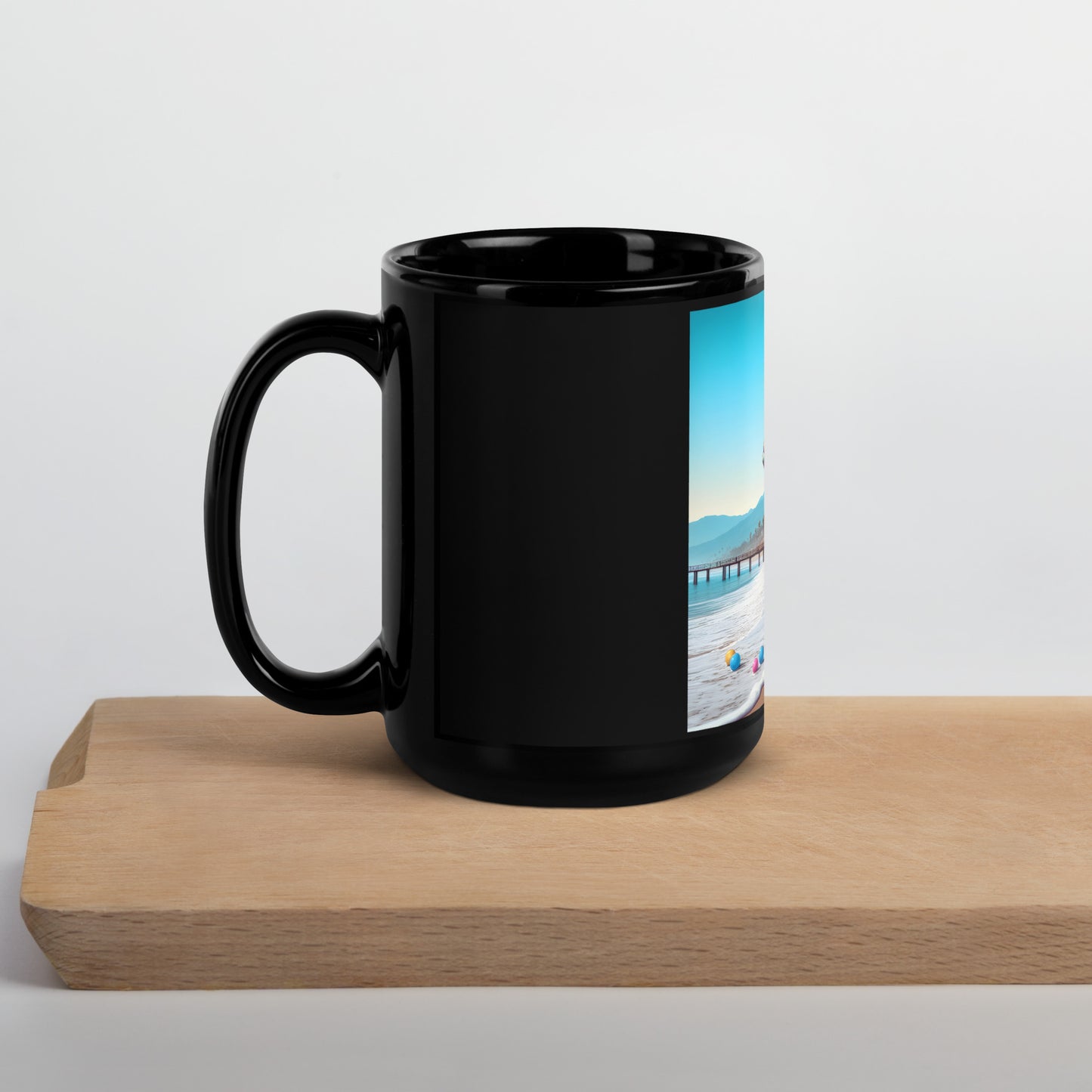 Black Glossy Mug