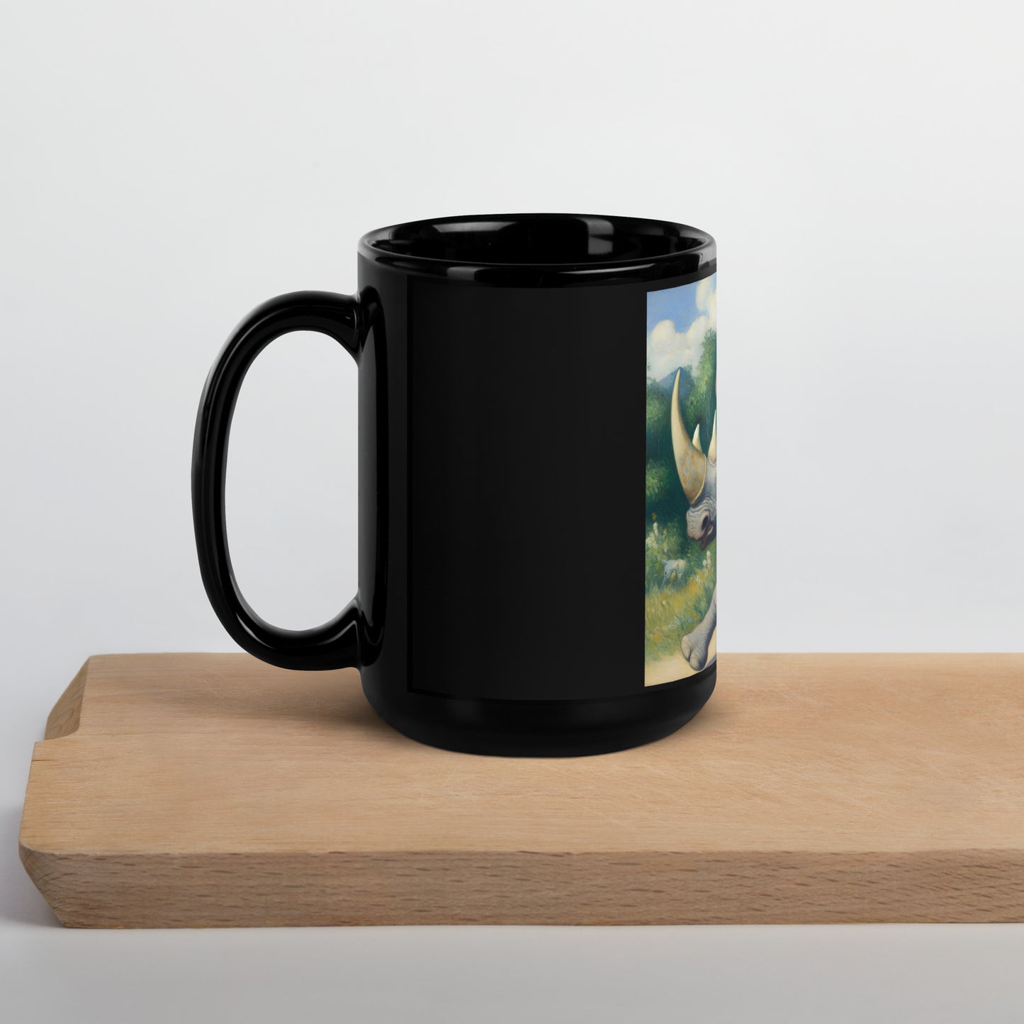 Black Glossy Mug