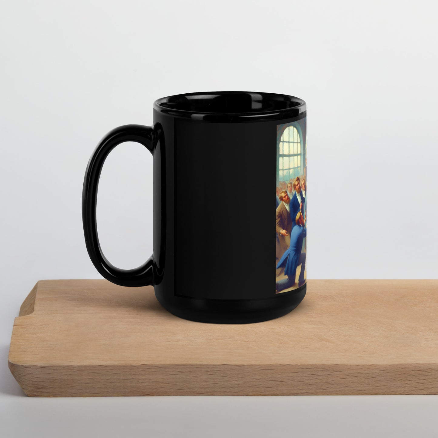 Black Glossy Mug