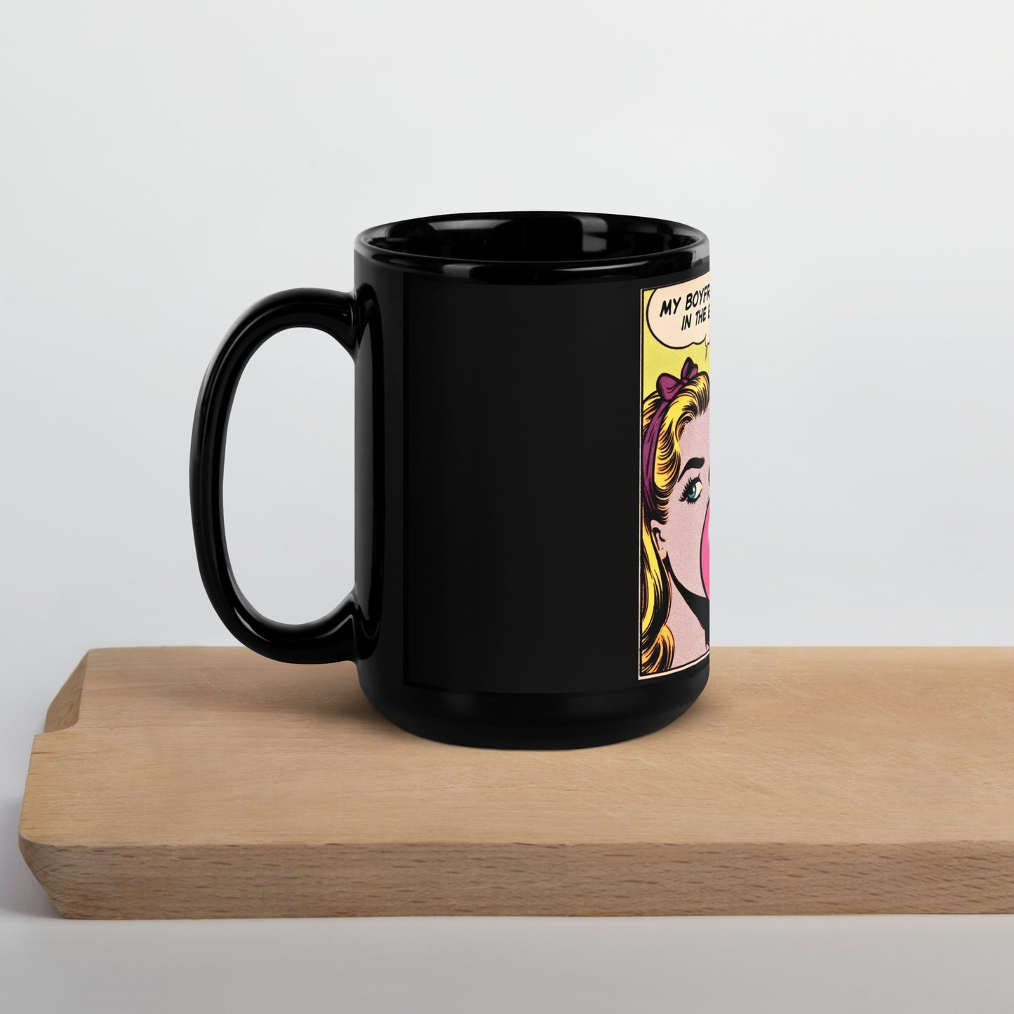 Black Glossy Mug