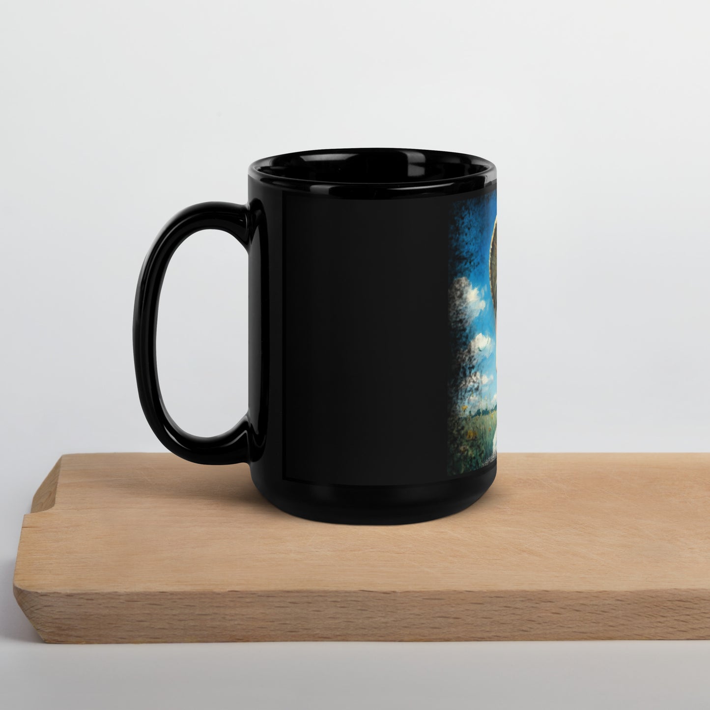 Black Glossy Mug