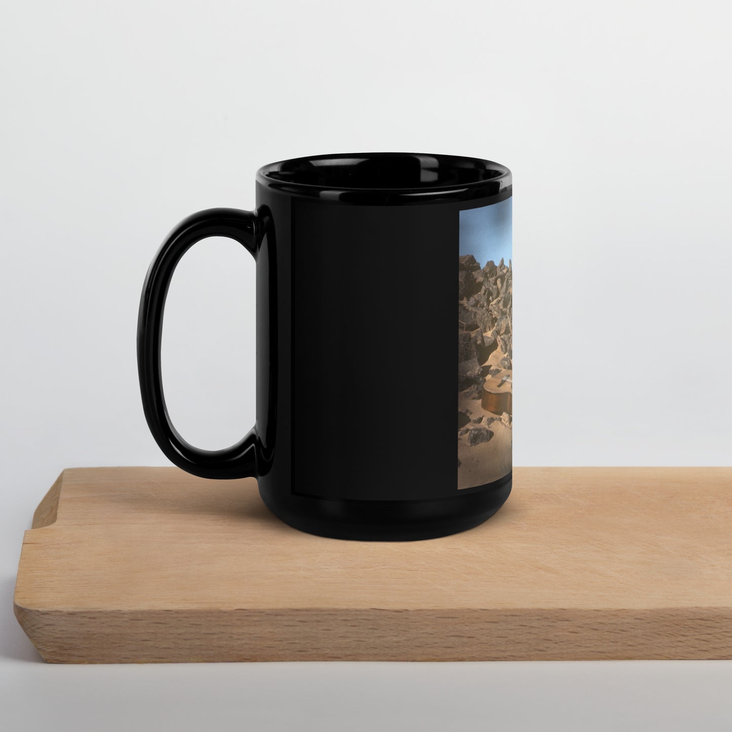 Black Glossy Mug