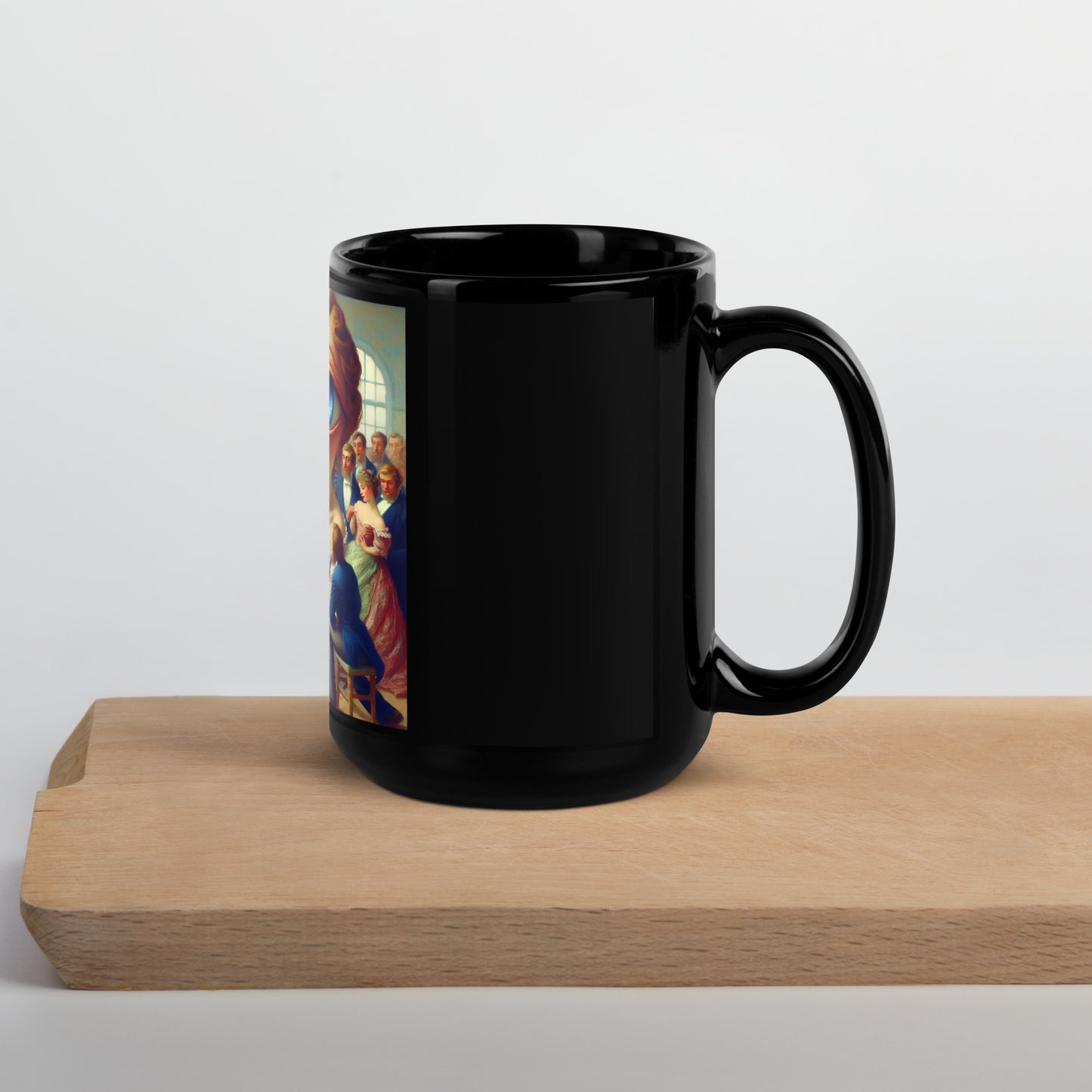 Black Glossy Mug