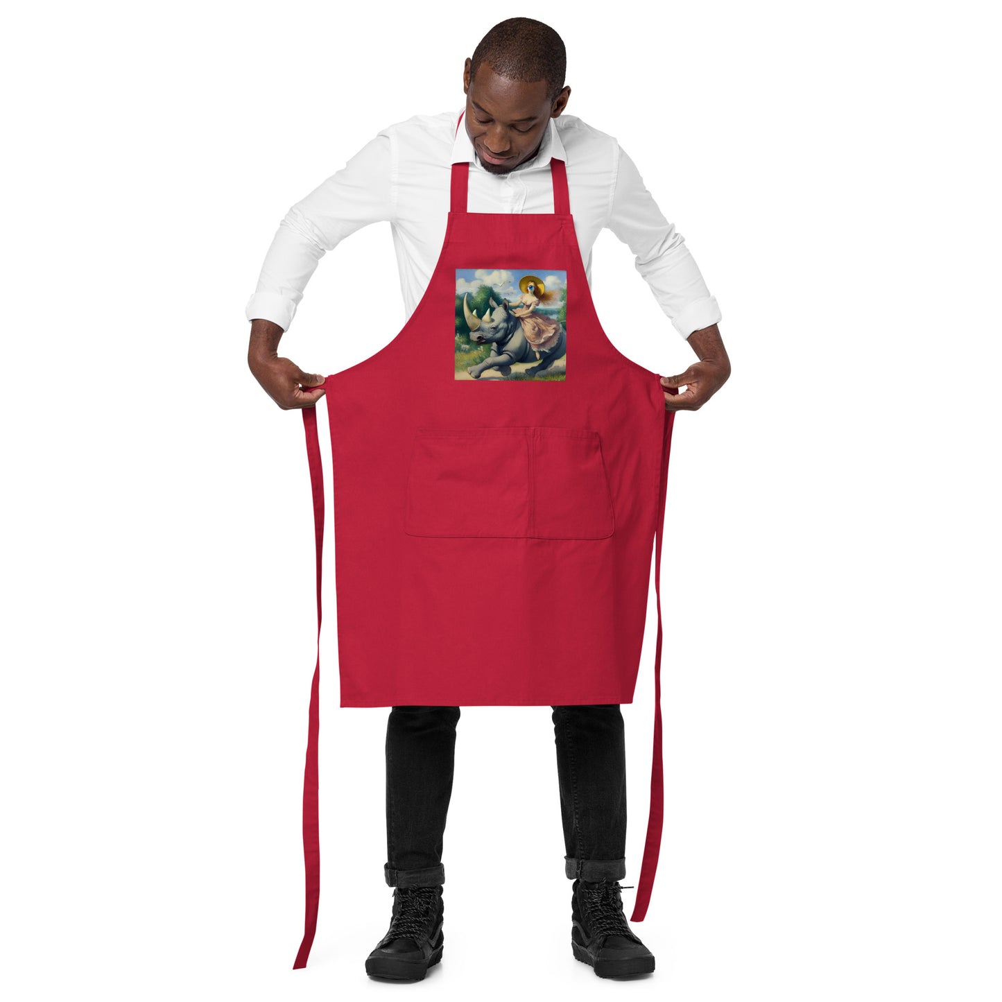 Organic cotton apron