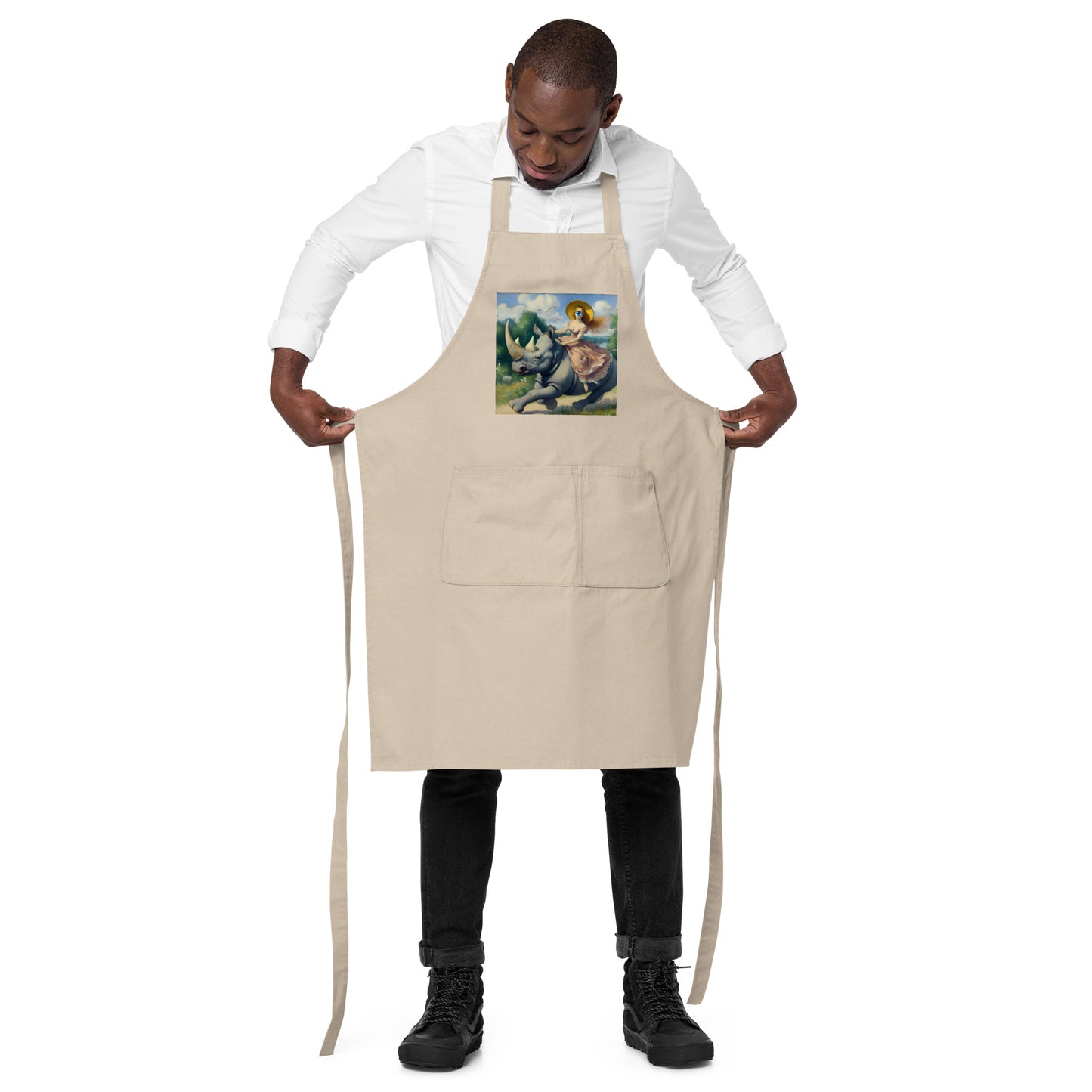 Organic cotton apron