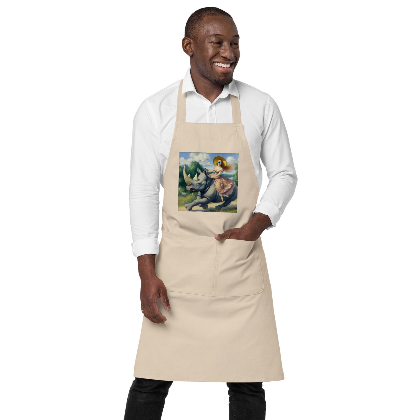 Organic cotton apron