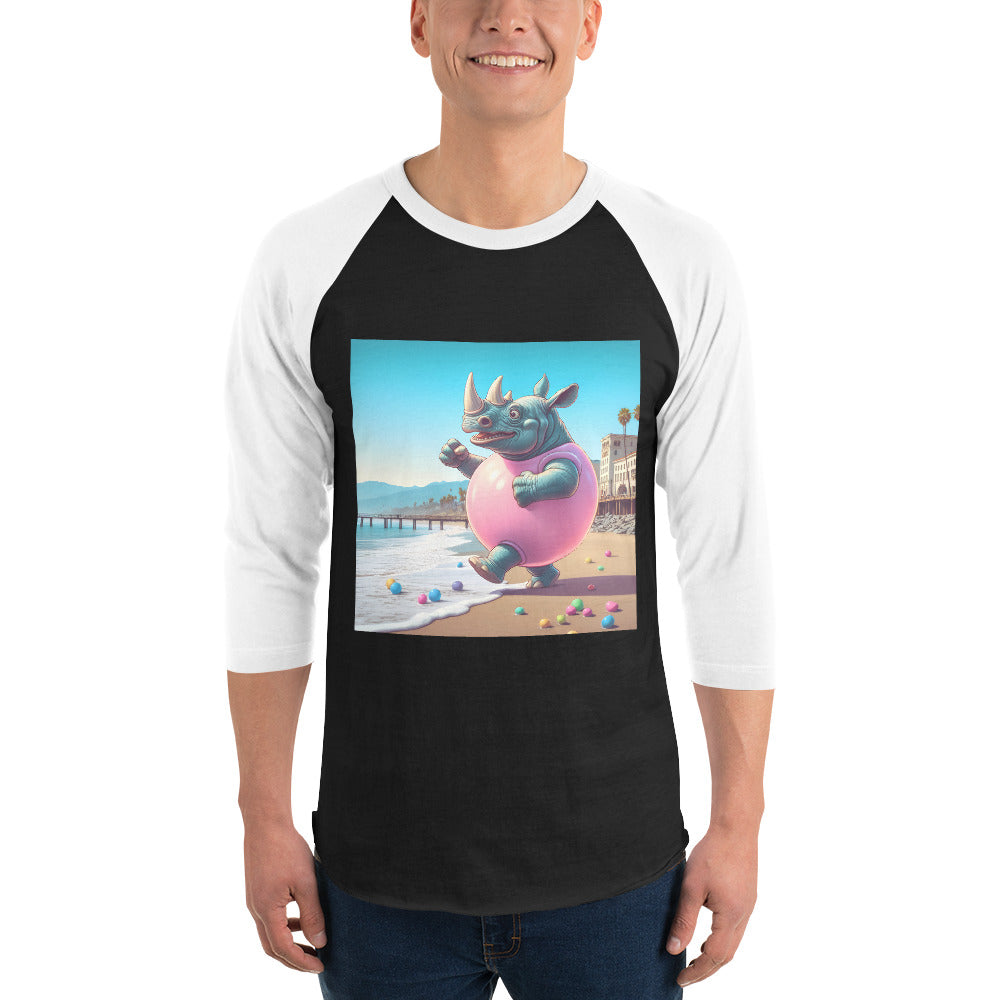 3/4 sleeve raglan shirt