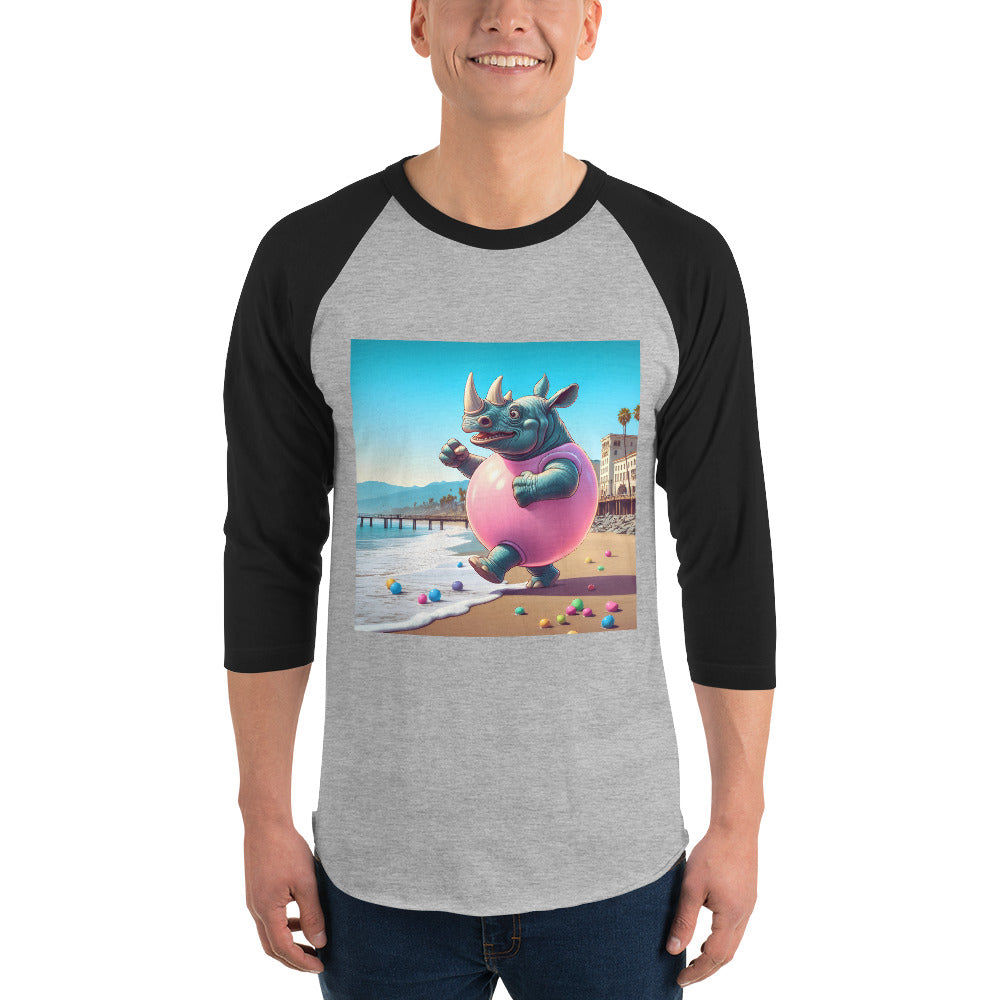 3/4 sleeve raglan shirt