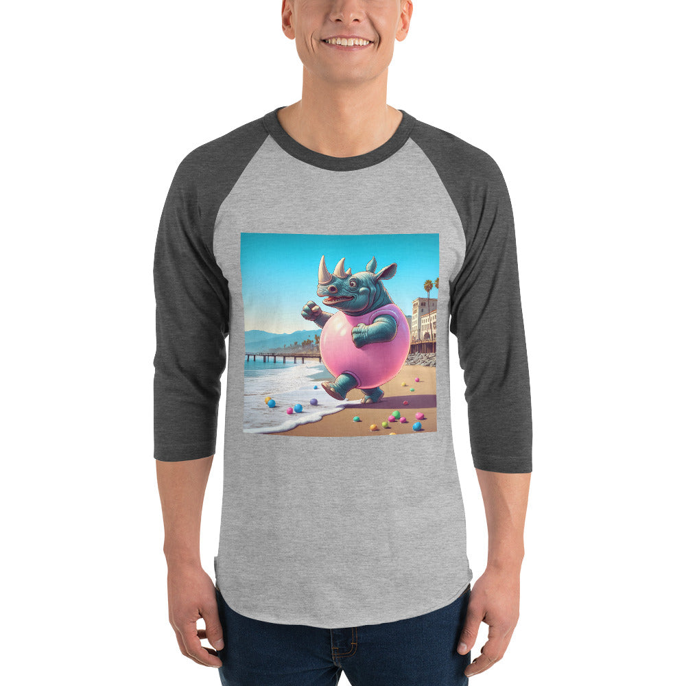 3/4 sleeve raglan shirt