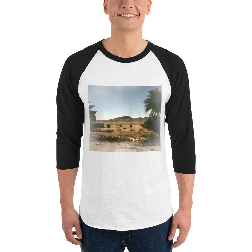 3/4 sleeve raglan shirt