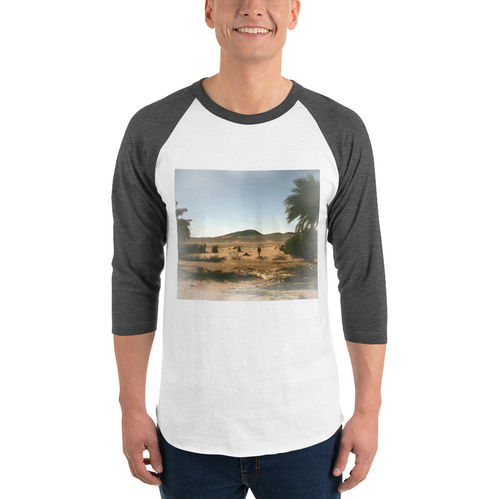 3/4 sleeve raglan shirt