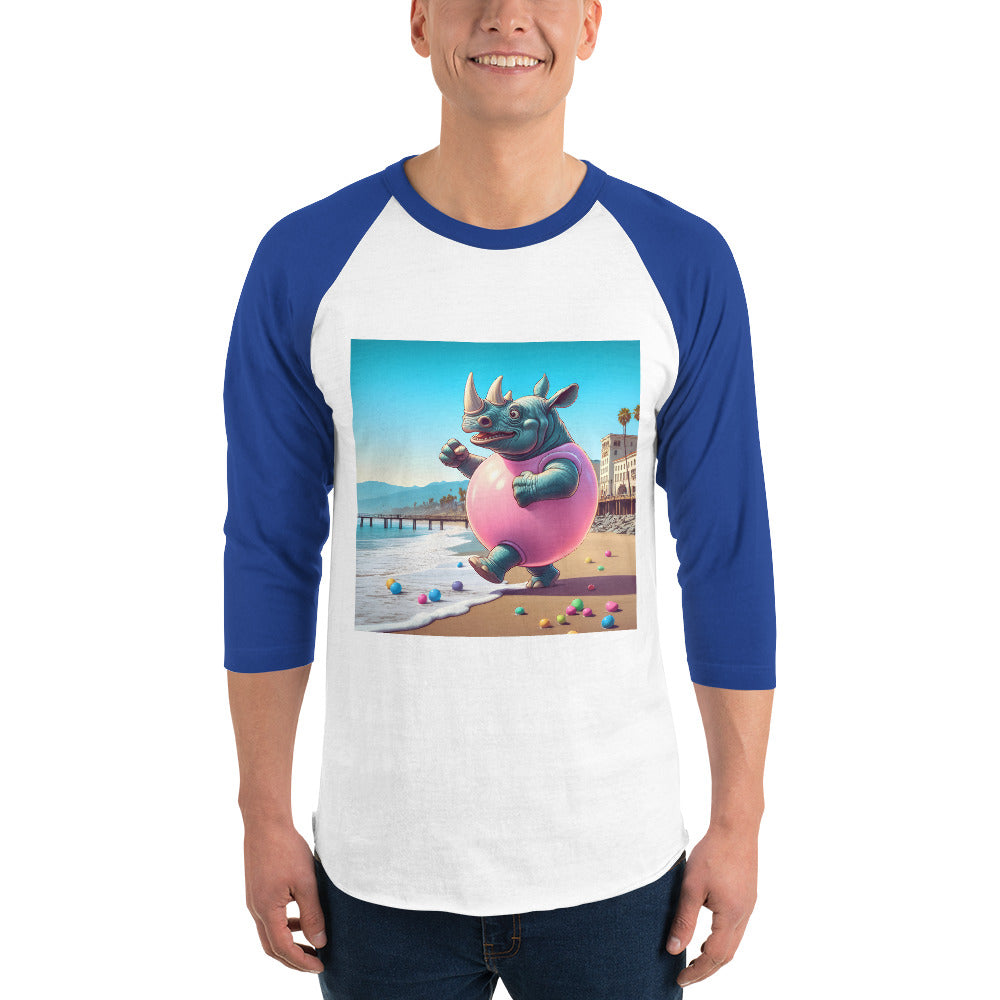 3/4 sleeve raglan shirt